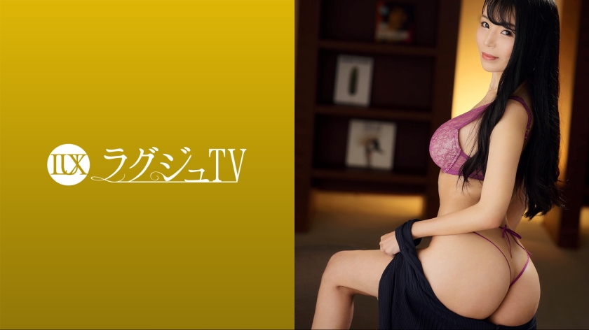 ラグジュTV 1618 『彼氏とはご無沙汰で…』スレンダーな巨乳モデルが登場！硬く聳り立つ男根をたっぷりお口でご奉仕した後は下のお口にもぐっぽりと咥え込み淫猥な音を室内に響かせてよがり乱れる！